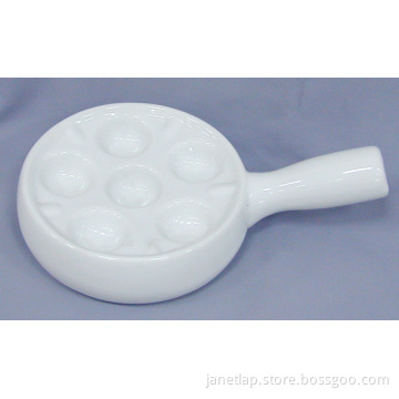Porcelain Egg Plate (CY-P12398)